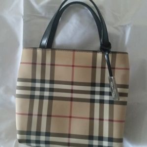 BURBERRY SMALL TOTE. Last chance item off PM end of month